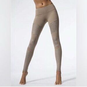 ALO Yoga Mauve Brown Leggings